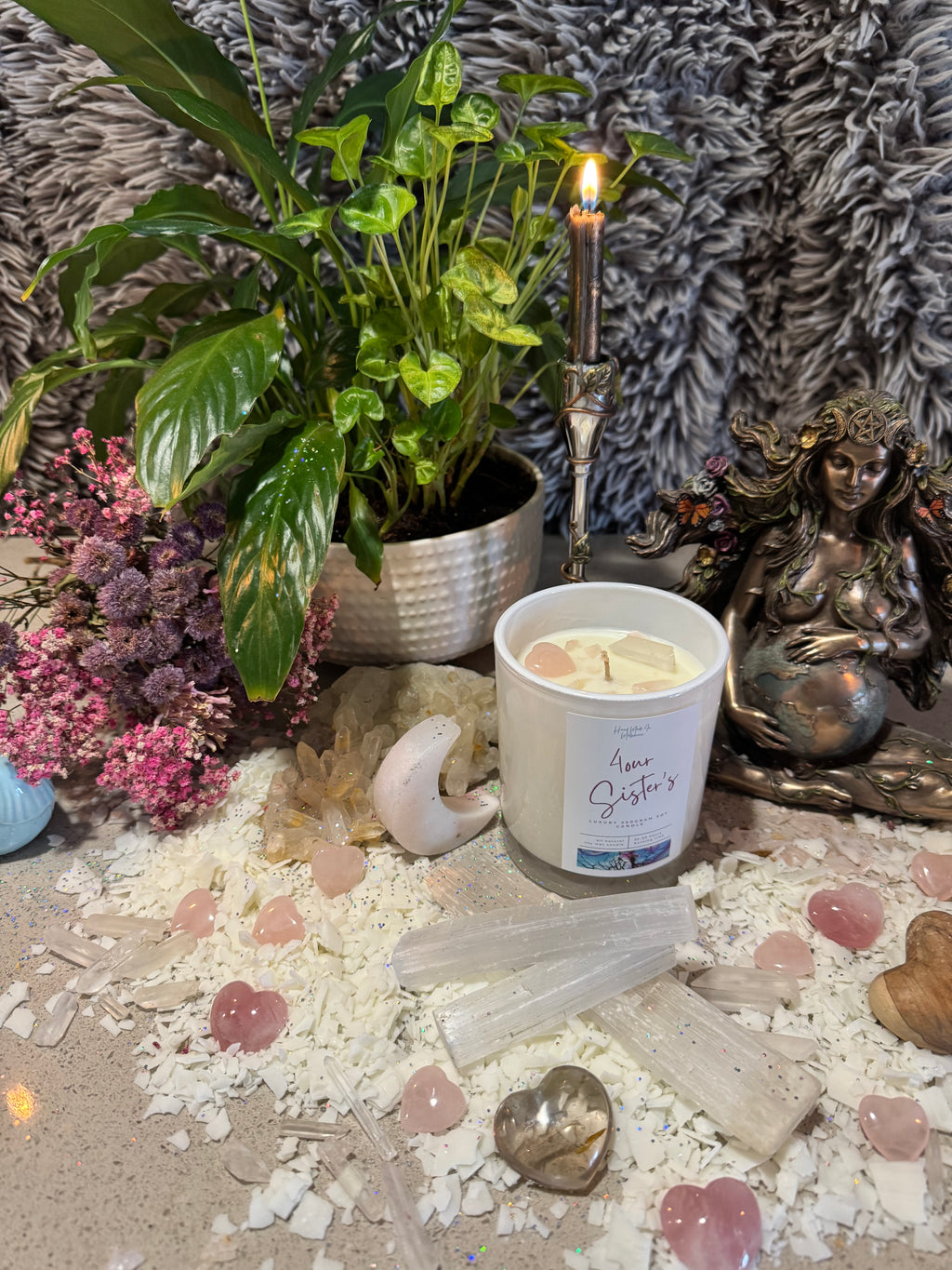 Air Candle- Gemini, Libra,￼Aquarius 300g Heart Chakra- Love ￼